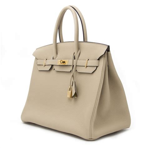 beige hermes birkin